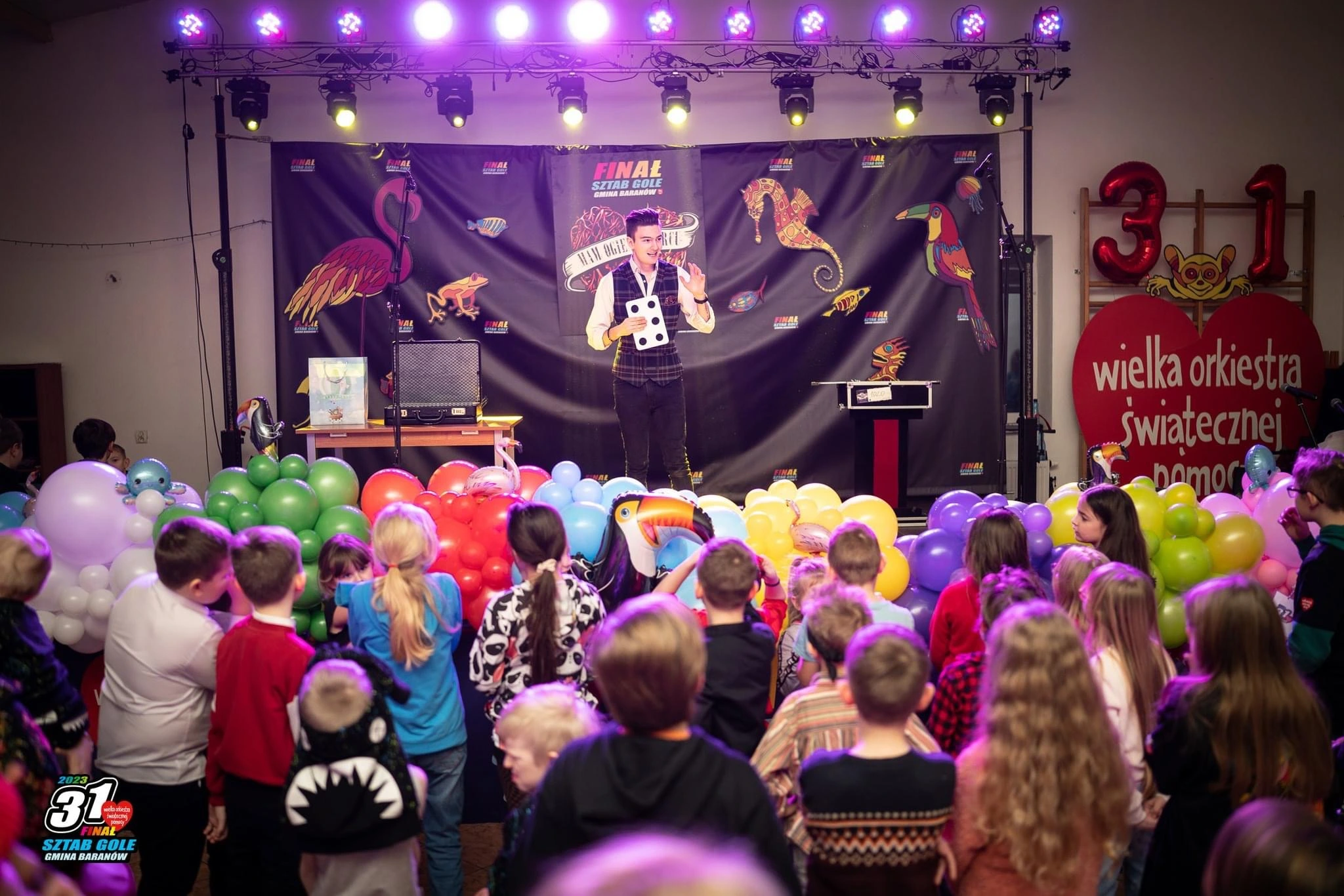 Interaktywny pokaz iluzji